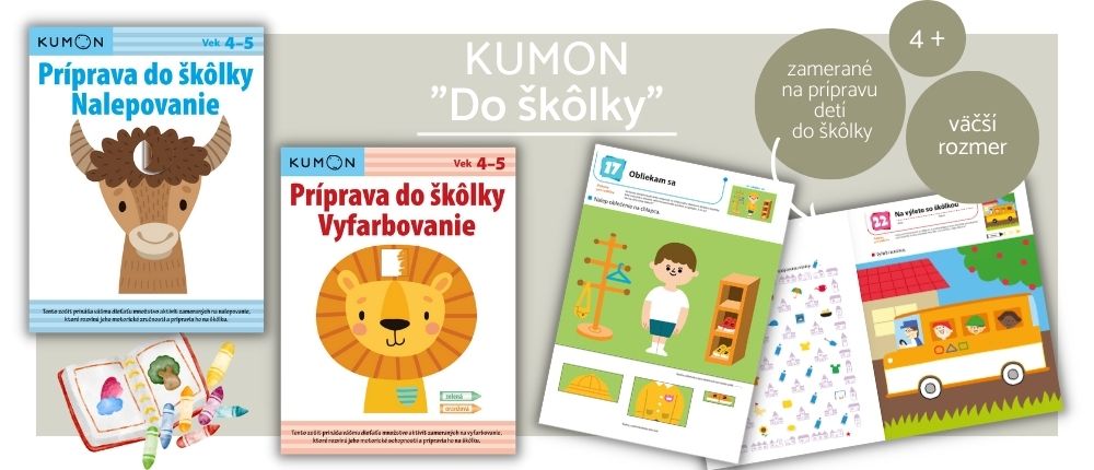 Kumon - pracovne zosity pre deti